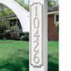 Aluminum Column Address Plaques